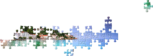 Jigsaw puzzle pieces (real sample)