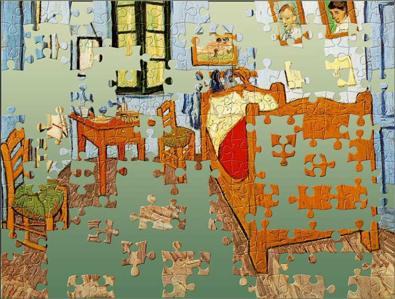 The Painting Lesson puzzle in Piece of Art jigsaw puzzles on